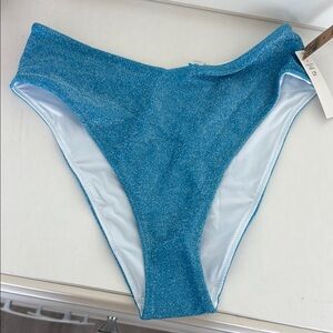 PINK Victoria's Secret Blue Bikini Bottom